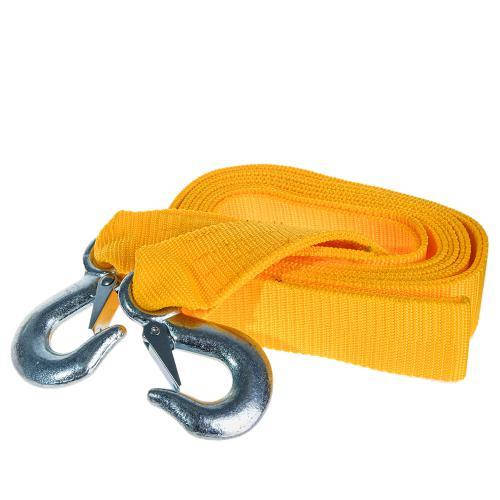 

Трос буксир ТРШ-245-4-1 4т стрічка 46мм х 4,5м жовтий/гак/в пакеті