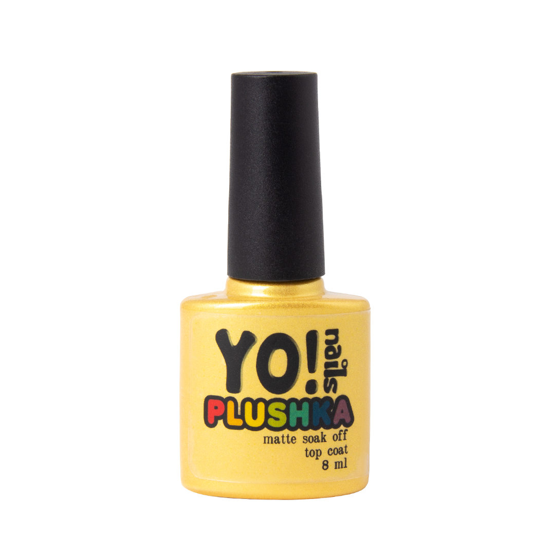 

Yo!Nails Plushka Matte Top Coat - матовый топ для гель-лака, 8 мл