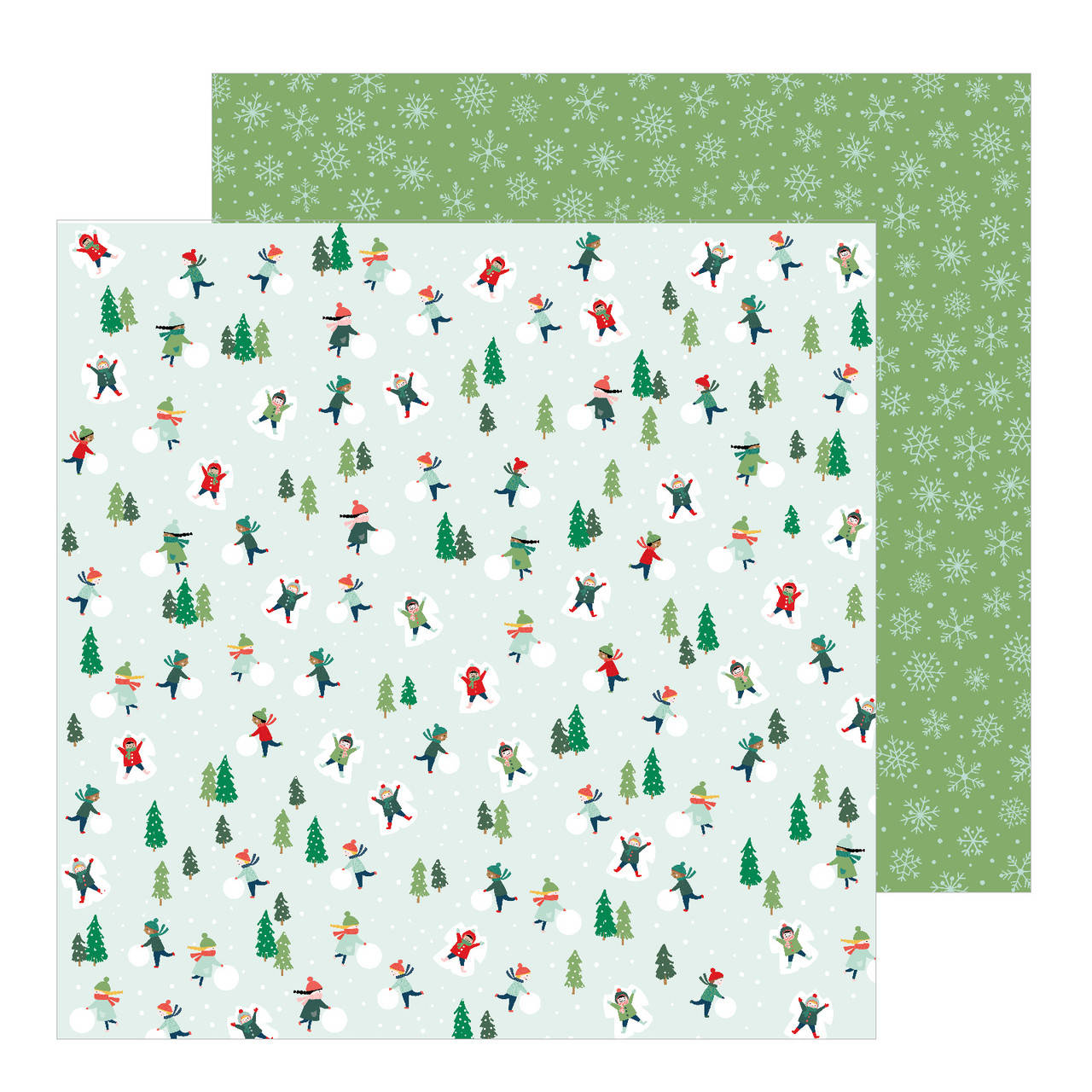 

Папір двосторонній - Snow Day - Merry Little Christmas - Pebbles - 30x30