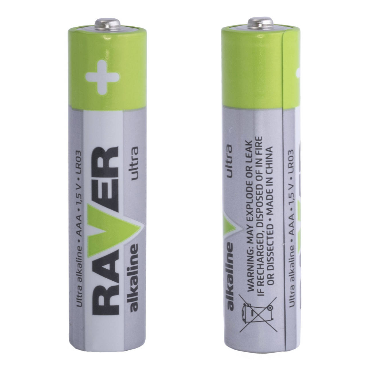 

Батарейка щелочная Ultra Alkaline LR03, AAA, 1.5V, RAVER RAVER