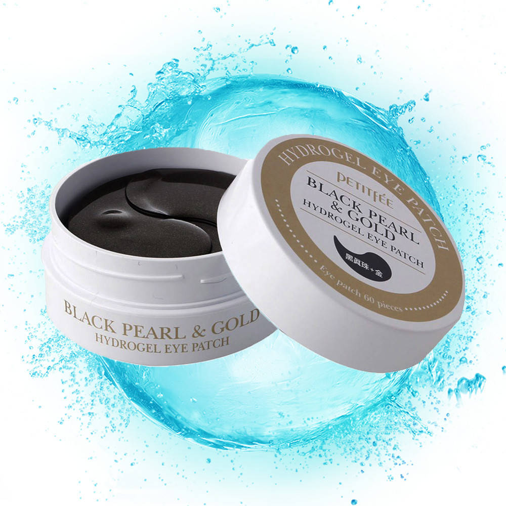 

Патчи гидрогелевые под глаза Petitfee Black Pearl & Gold 60 шт