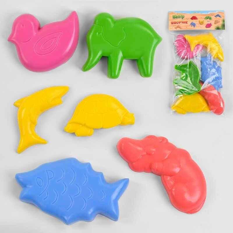 

Пасочка для песка 6 штук в наборе 21280 "M-TOYS"