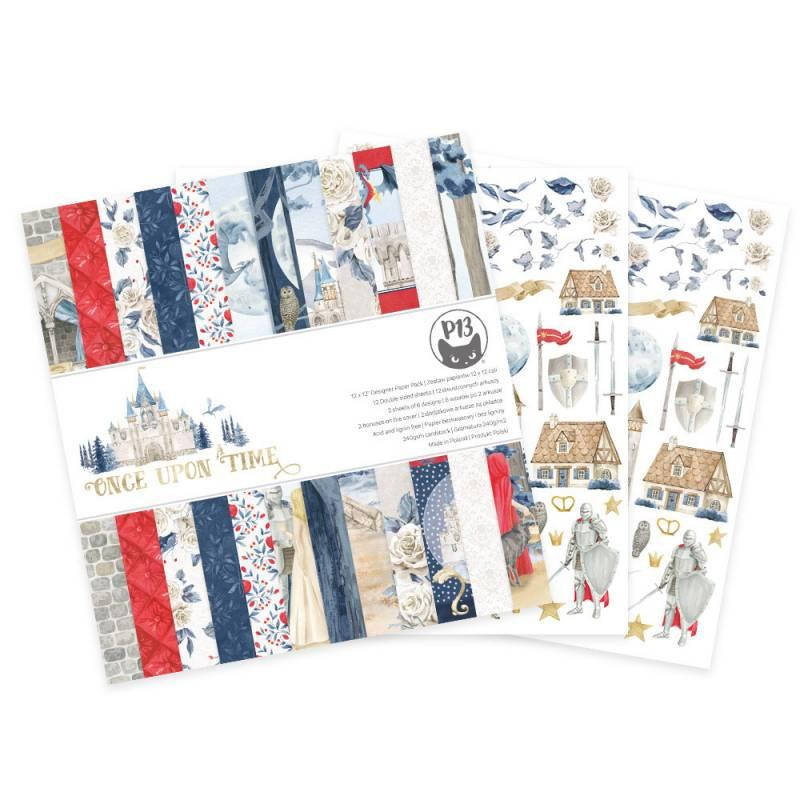 

Набір двостороннього паперу - Once upon a time - P13 - 30x30 Ціна за 1/2 набору!