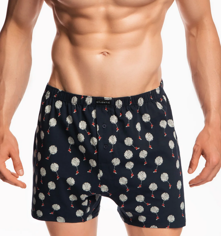 

Трусы мужские семейные боксеры Atlantic MBX-655 боксеры XL, Синий