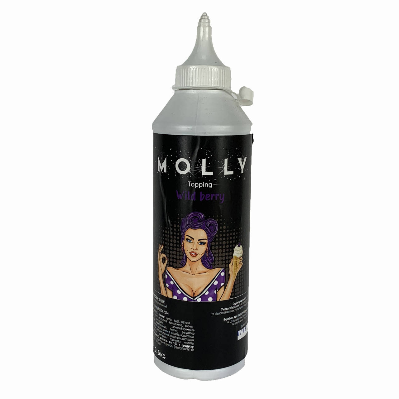 

Топпинг Molly Лесная ягода 600г