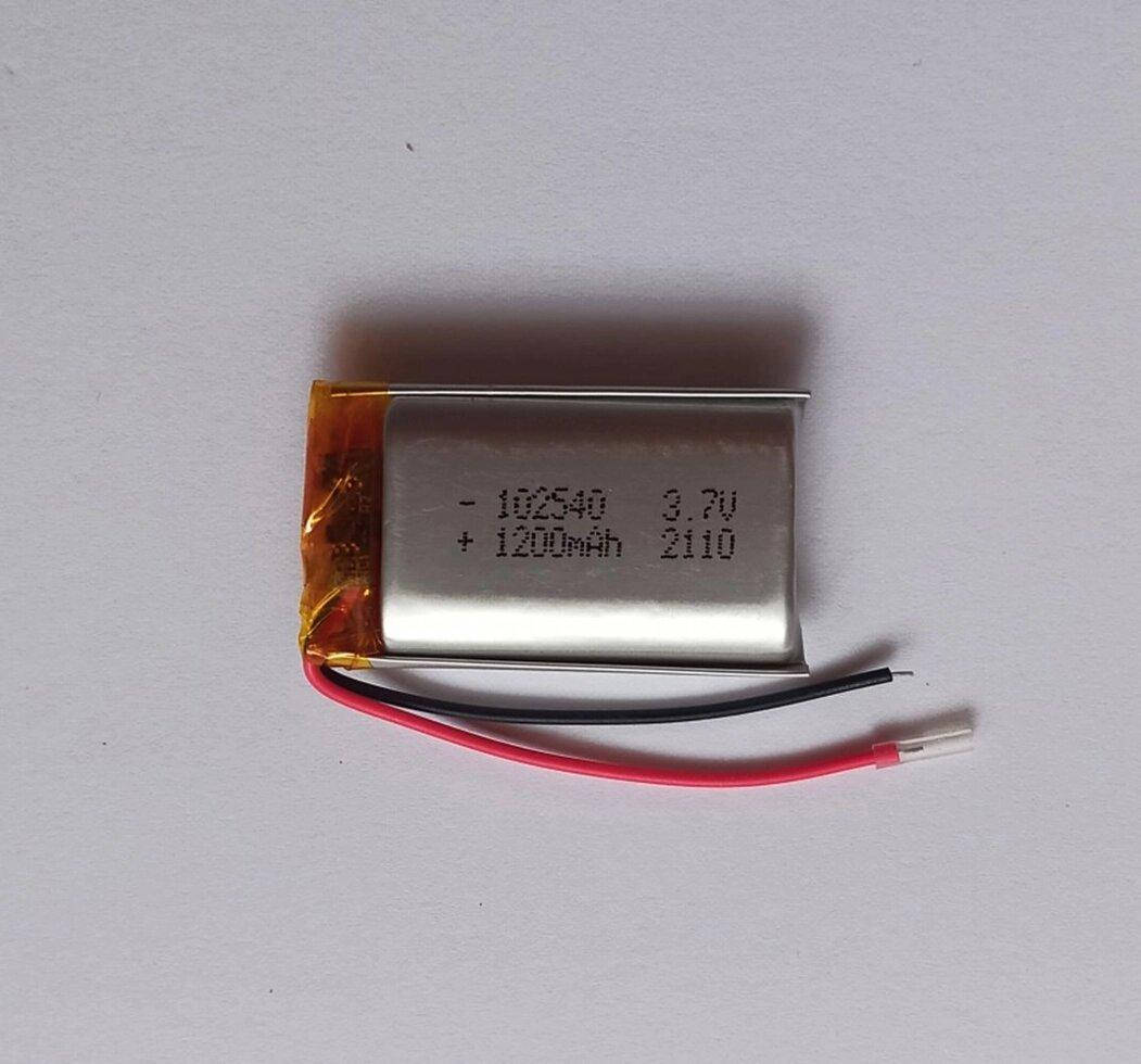 

Аккумулятор литий-полимерный 102540 3,7V 1200 mAh (10*25*42 мм)