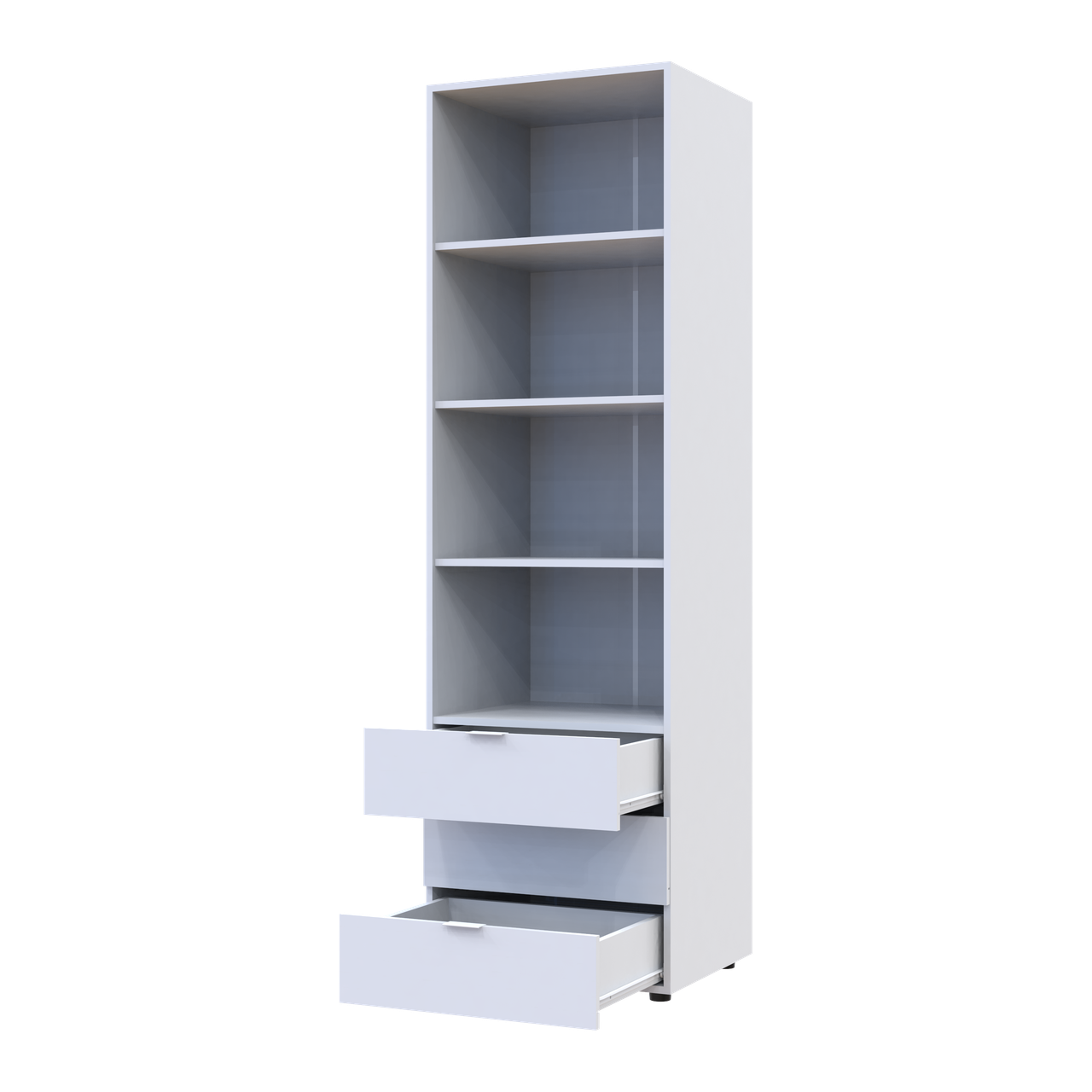 Пенал для одягу Doros Гелар Білий 3Ш 60х49.5х203.4 (41516133) 3