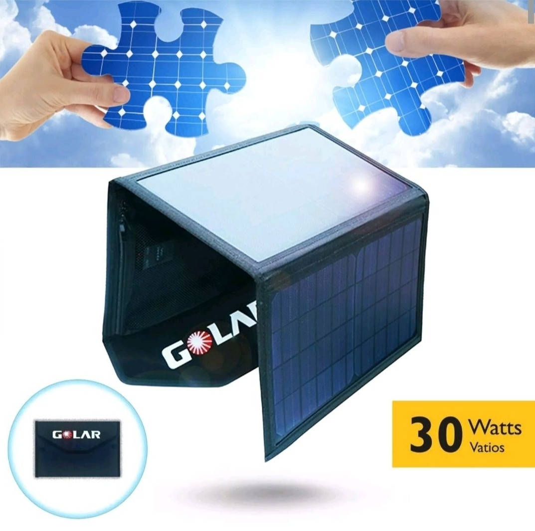 

Солнечная партативная панель зарядка от солнца 30W Power Bank Оригинал США