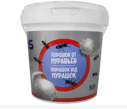 

Порошок для уничтожения муравьев Bros 500г, ведро, Брос