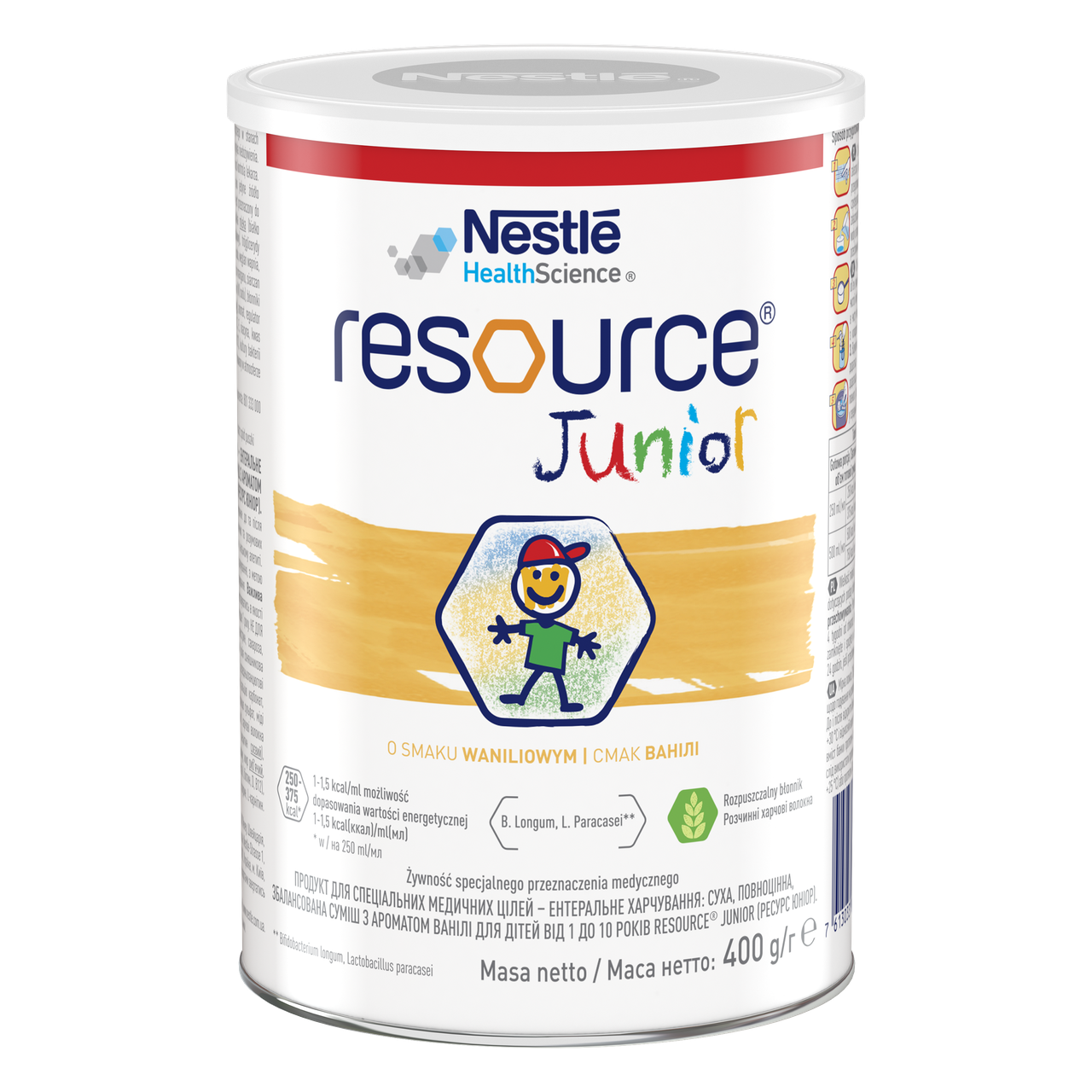 

Nestle RESOURCE Junior (Ресурс юниор) с 1 до 10 рокiв , 400 г.