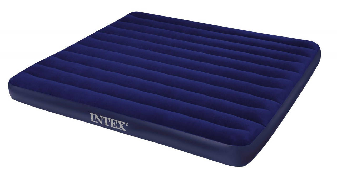 

Велюровый надувной двухместный матрас Intex 64755 размером 203х183х25см