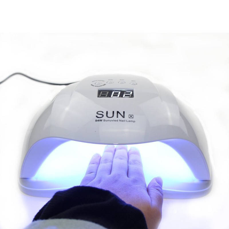 

UV LED лампа для сушки ногтей Sun X 54 Вт, Белый