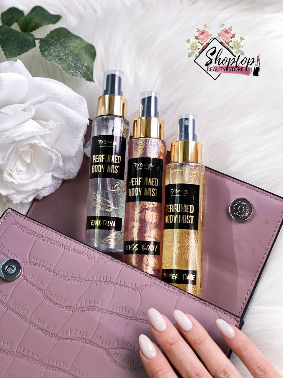 

Парфюмированный мист для тела Top Beauty Kiss me мини