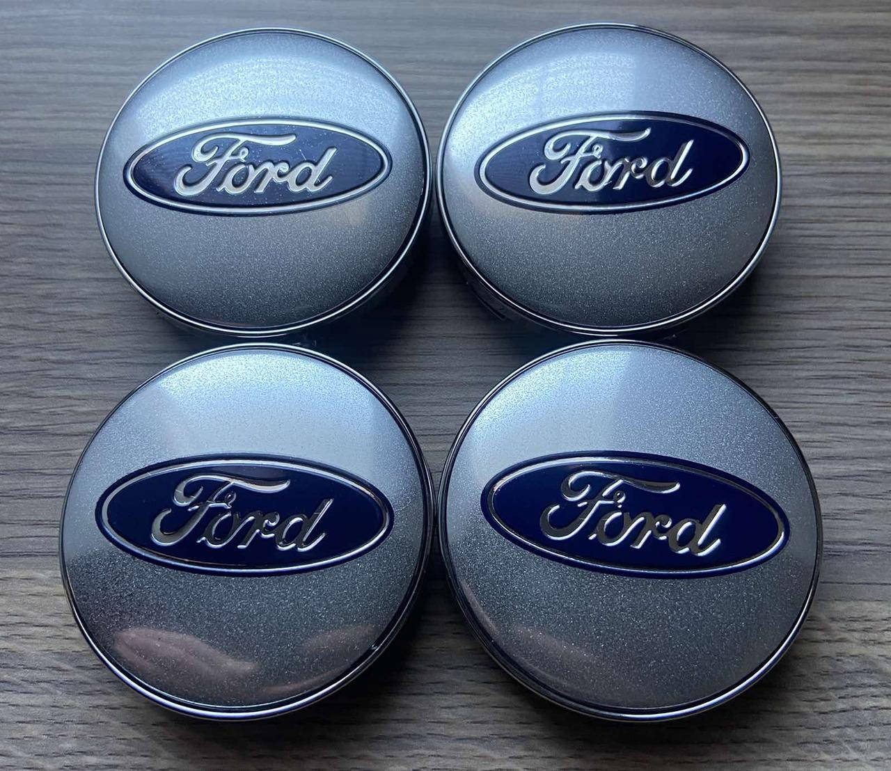 

Колпачки Ford 63мм 61 мм синие Форд