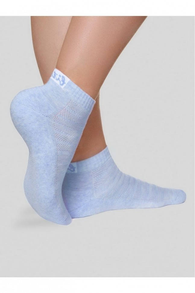 

Носки женские Conte Active (091) короткие махровая стопа, 25 (38-39), светло-голубой