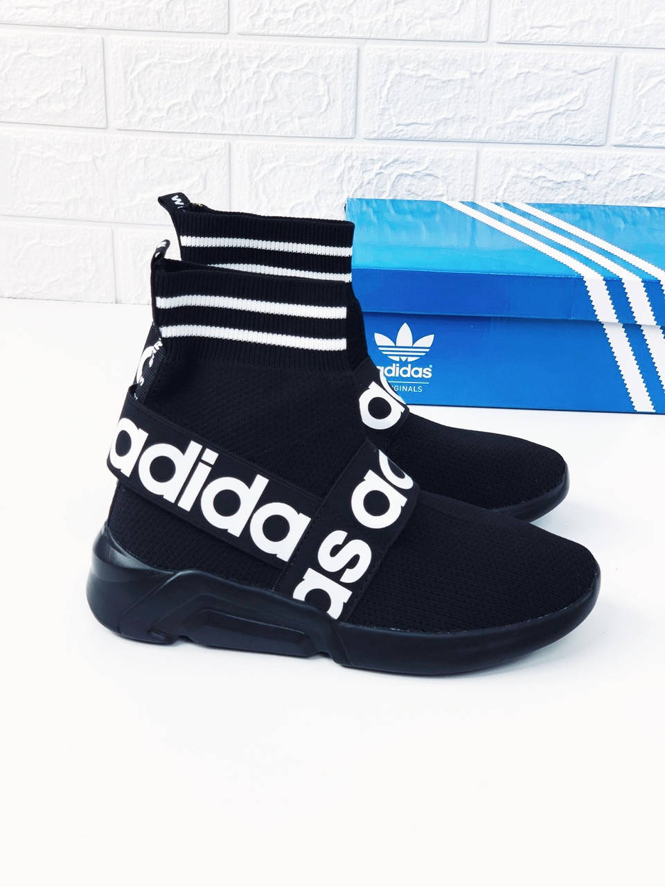 

Кроссовки-носочки женские \ подростковые Adidas адидас кросы 37-41р. 38