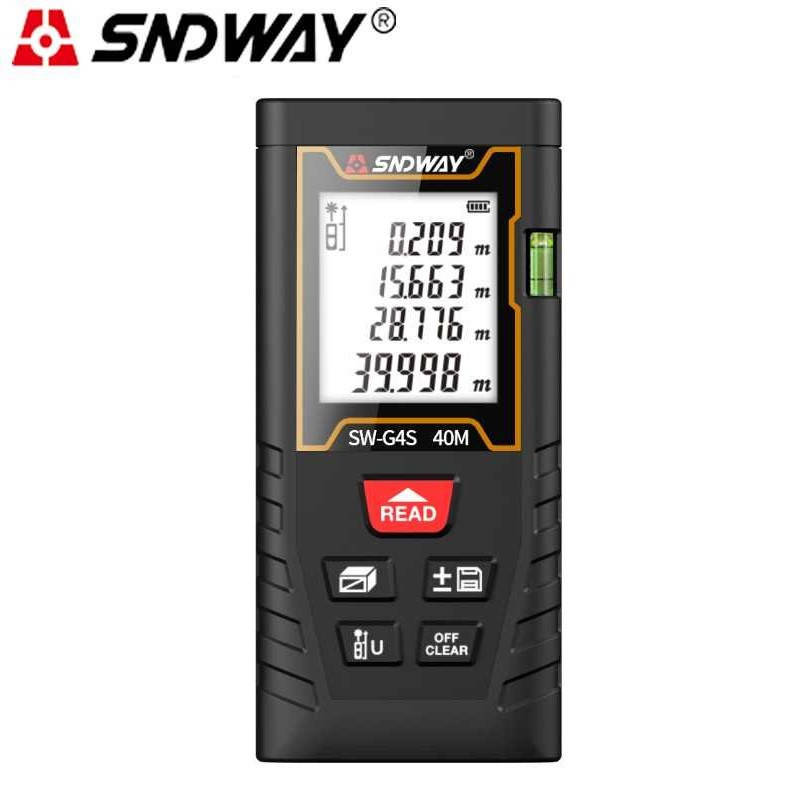 

Лазерная рулетка SNDWAY SW-G4S дальномер до 40 м + ЧЕХОЛ