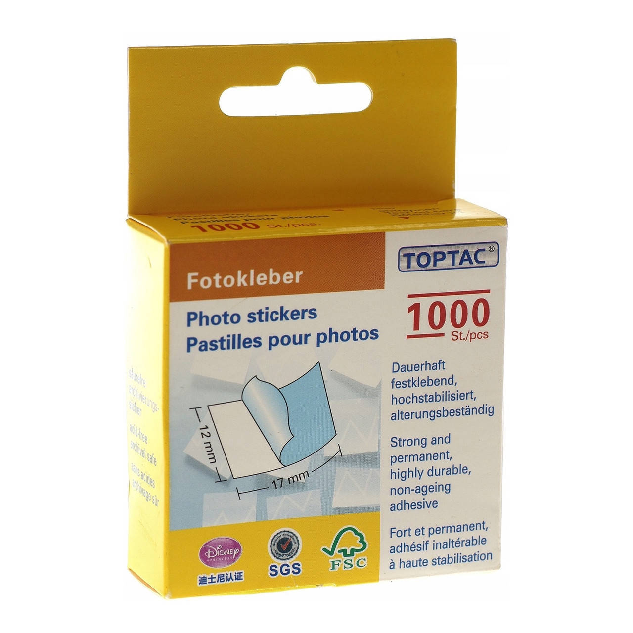 

Скотч для фото (1000 стікерів) TOPTAC