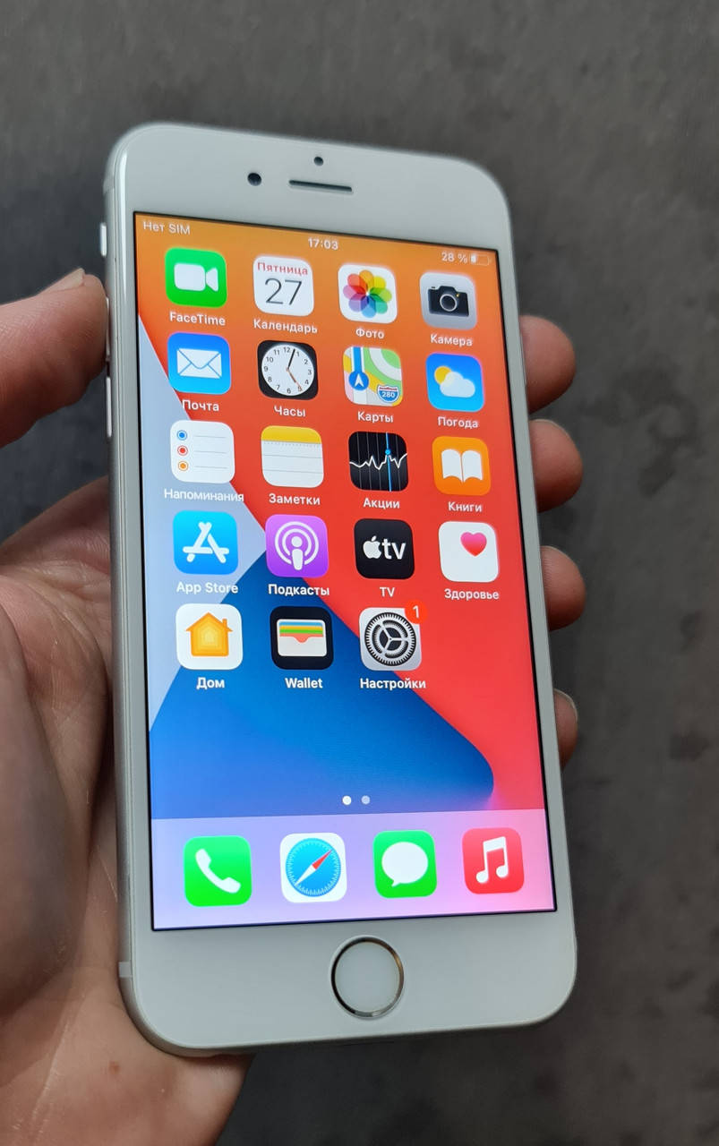 

Apple Iphone 6s 128gb silver Neverlock, Серебристый