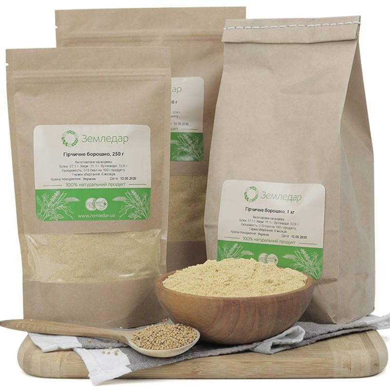 

Горчичная мука жерновая