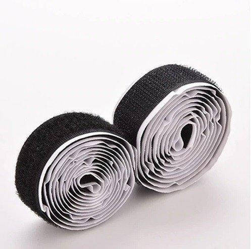 

На метраж Черная Клеевая липучка 2,5см (отрез кратно 1м.) (653-Т-0123), Черный