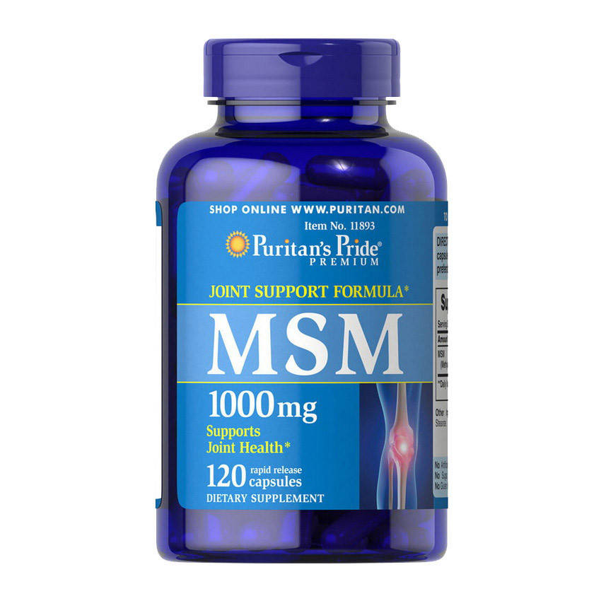 

Метилсульфонилметан (Methylsulfonylmethane) 1000 мг 120 капсул