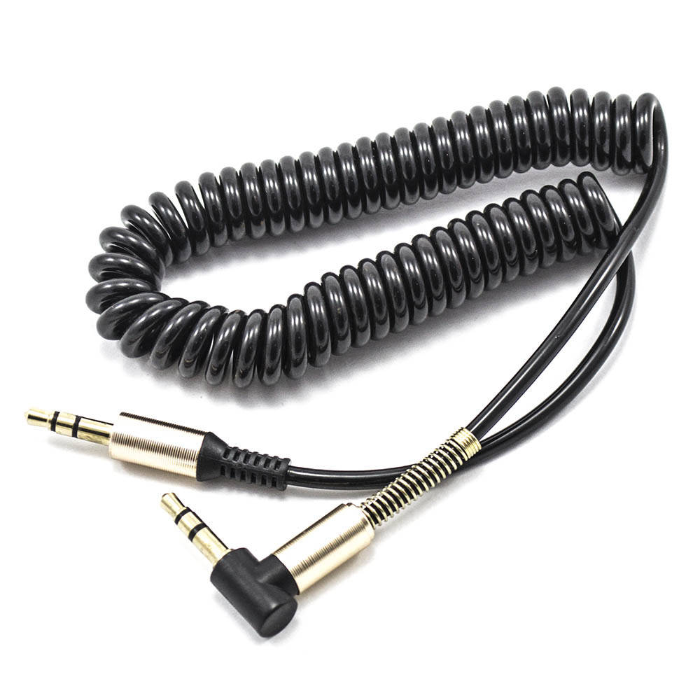 

Кабель AUX mini-jack 3.5 мм спираль