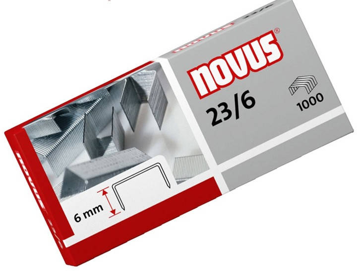 

Скобы специальные для степлера No.23/6 NOVUS