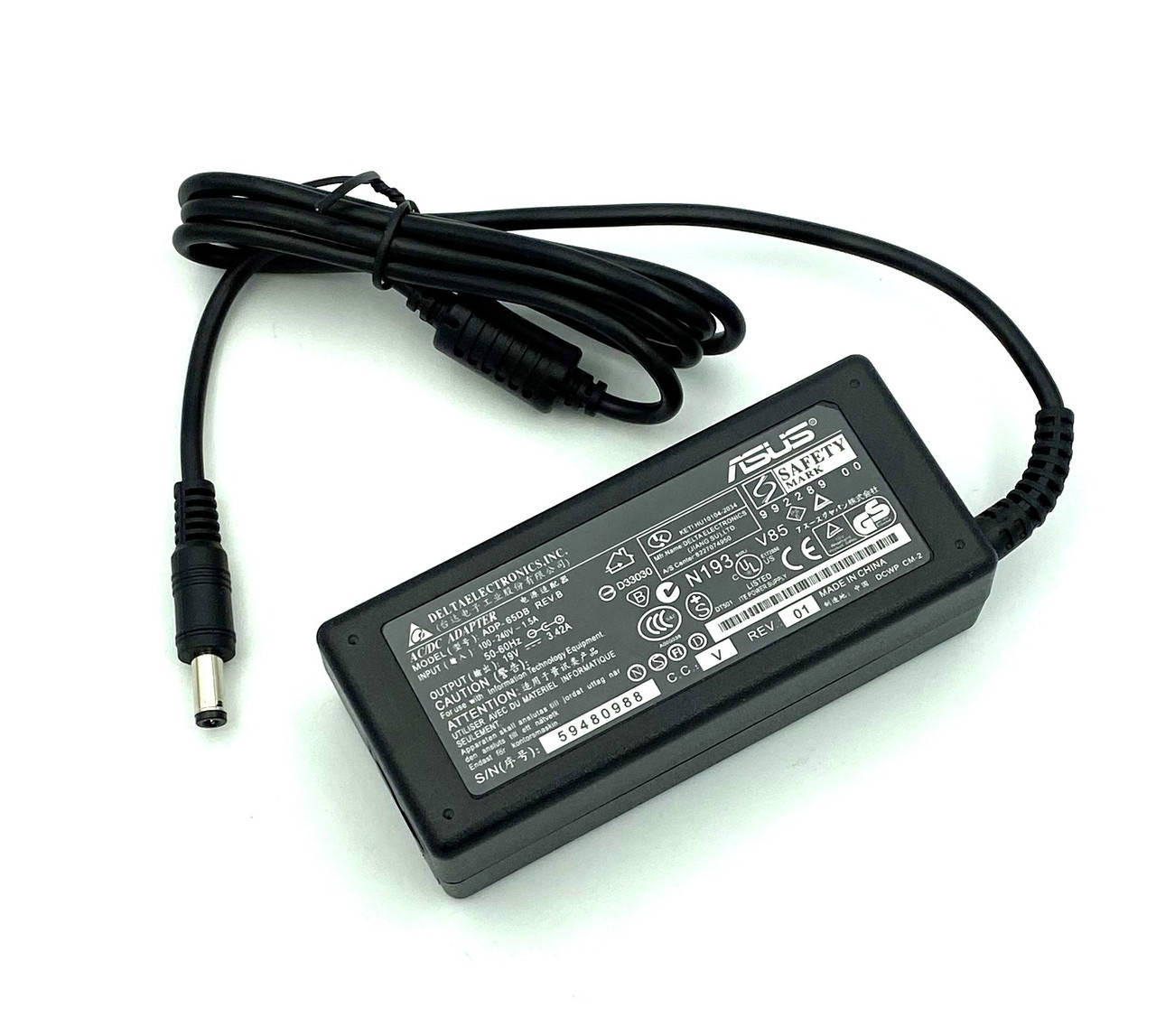 

Блок питания для ноутбука Asus 19V 3.42A 65W 5.5x2.5 mm
