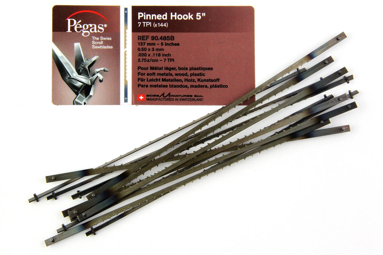 

Штифтовые пилки для лобзиковых станков PEGAS 7 tpi (3 шт) SWISS