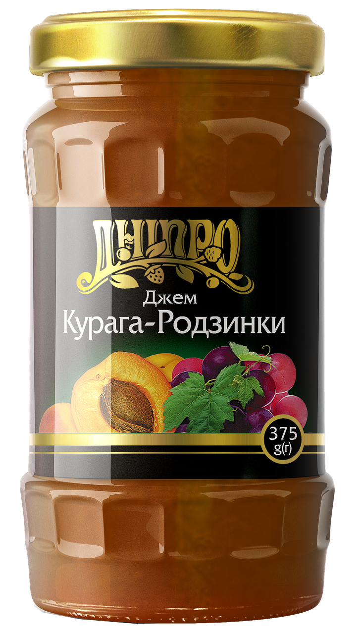 

Джем Курага-изюм, 375 г ТМ Дніпро
