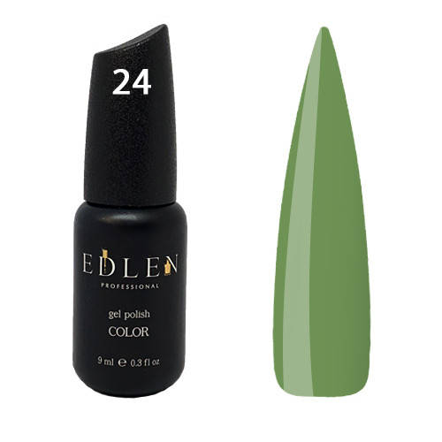 

Оливковый гель лак Edlen Colour 9ml. №024 (светлый)