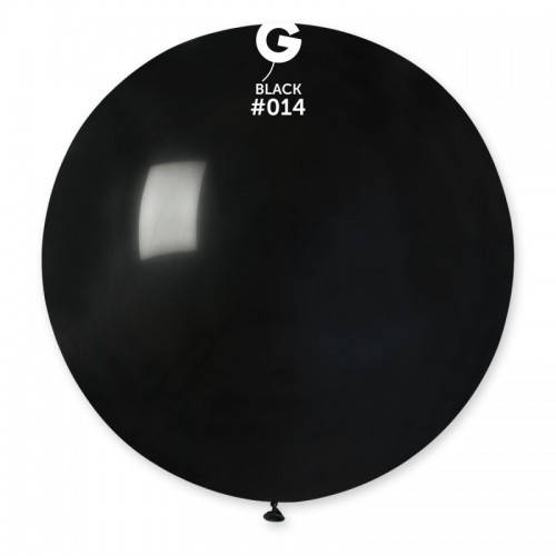 

Латексный шар пастель Черный 31"/14/80см Black