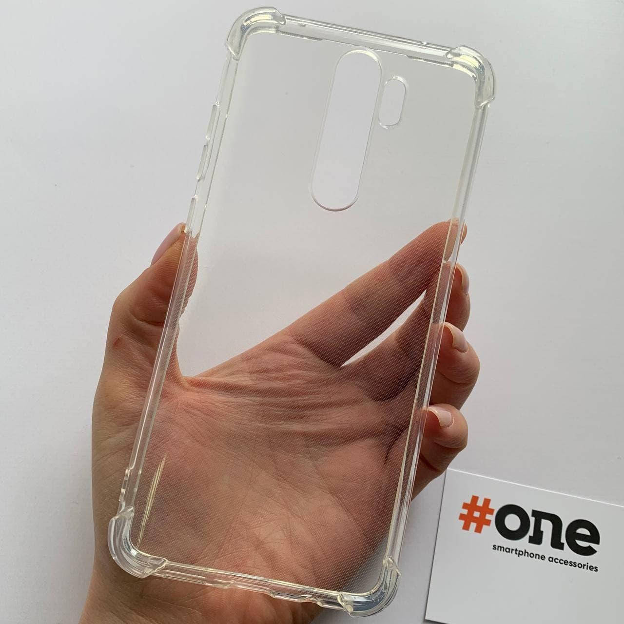 

Чехол для Xiaomi Redmi Note 8 Pro противоударный с бронь углами накладка чехол на сяоми нот 8 про прозрачный