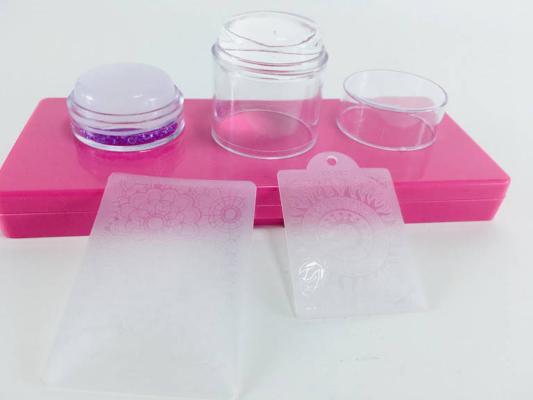 

Штамп для стемпинга двойной 6,5 см + 2 диска Фиолетовый