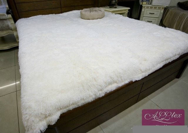 

Бамбуковое ворсистое покрывало на кровать - евро размера, Разные цвета