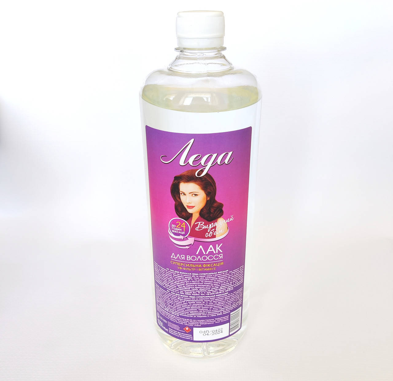 

Лак для волос суперсильной фиксации 1л с витамином Е Леда Стайл, Leda Style