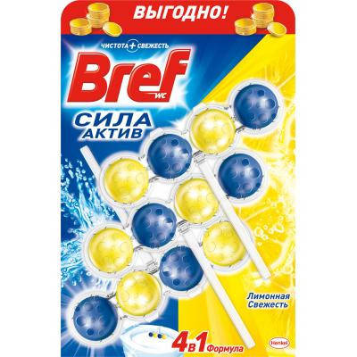 

Кульки для унітазу Bref Triple Лимонна свіжість