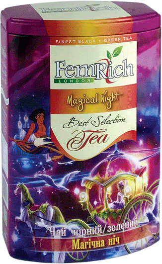 

Чай Фемрич, Femrich Черный/Зеленый "Магическая ночь" 200г