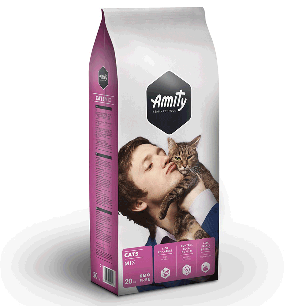 

Amity Eco Cat Mix - сухой корм Амити Эко Микс для кошек - 20 кг