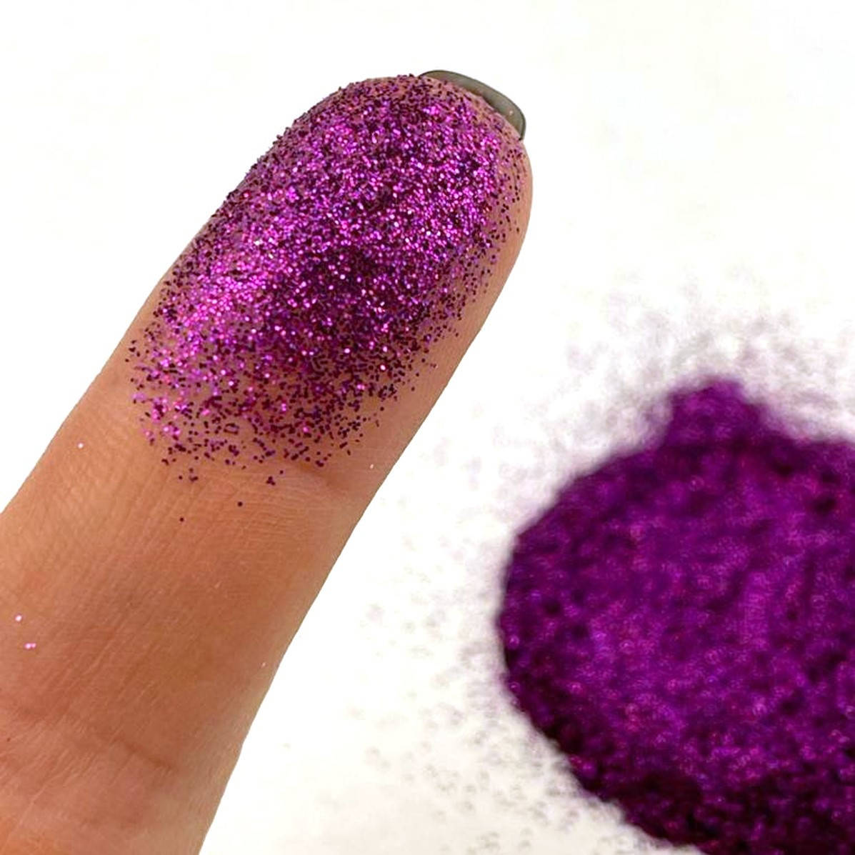 

Глиттер фиолетовый для ногтей блеск-тату и декора блёстка.