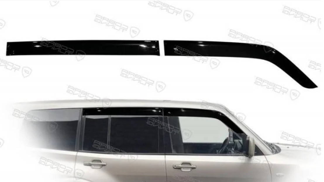 

Дефлекторы окон (ветровики) Mitsubishi Pajero 3 4 Wagon 5d 1999-2021, VL - Cobra Tuning, M41206