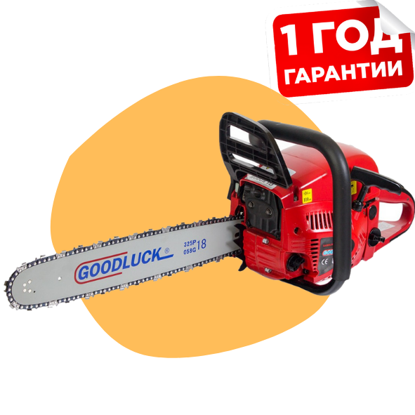 

Пила цепная бензиновая GOOD LUCK GL 5200E. Бензопила GoodLuck 5200