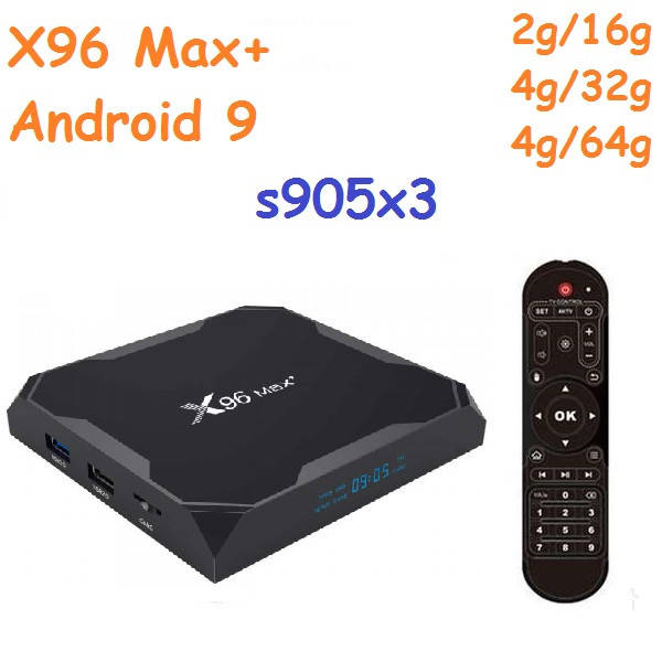 

Смарт-ТВ приставка - x96 Max+ 2/16 с настройками +100
