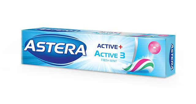 

Зубная паста Astera Active 3 тройное действие 50 мл