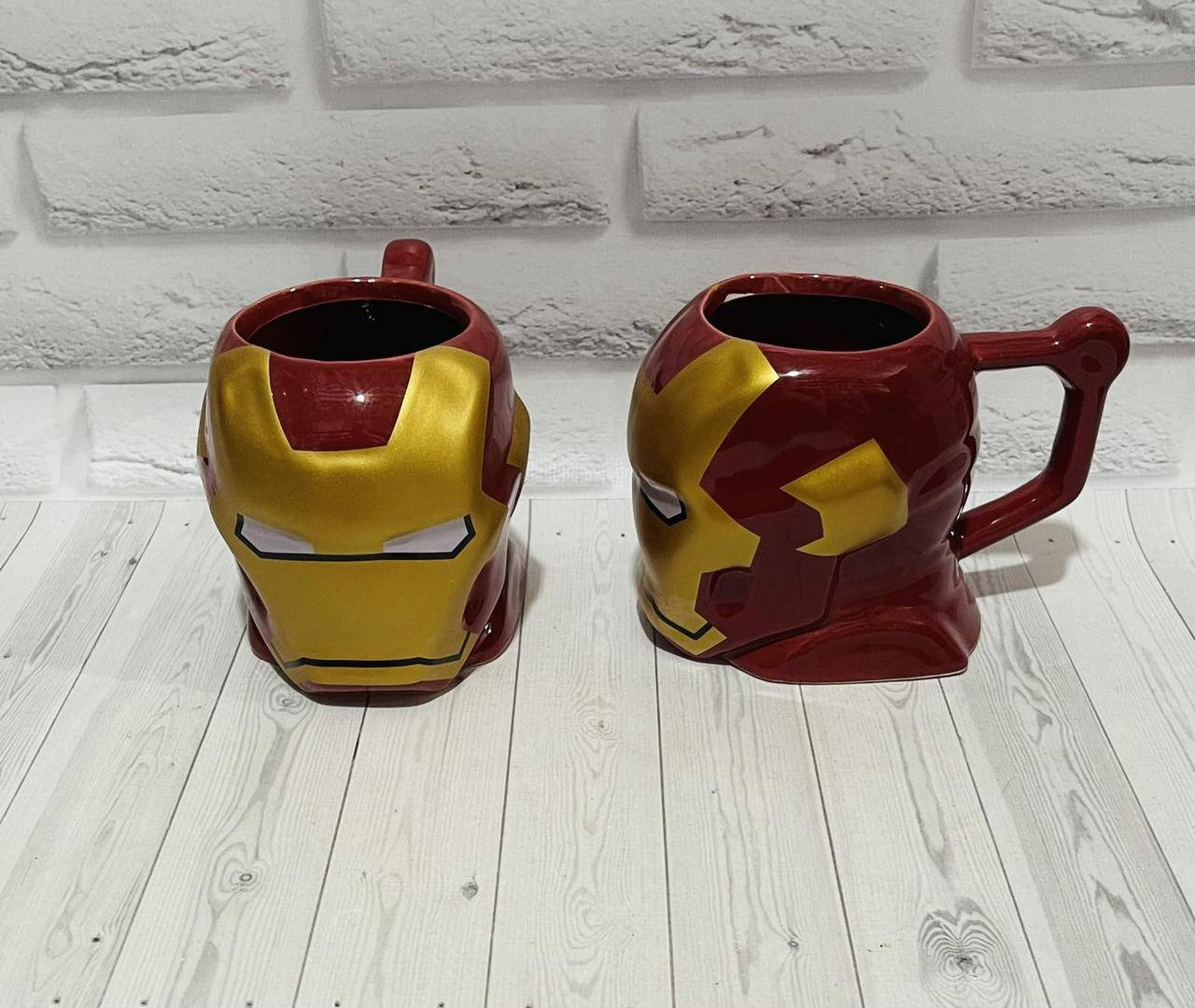 

Чашка керамическая супергерой Iron man | Прикольные кружки Железного человека., Красный