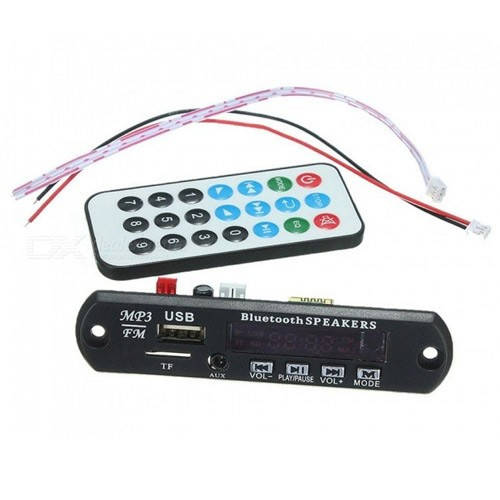 

Встраиваемый MP3 плеер, Bluetooth FM USB microSD, 12В для авто, 100006