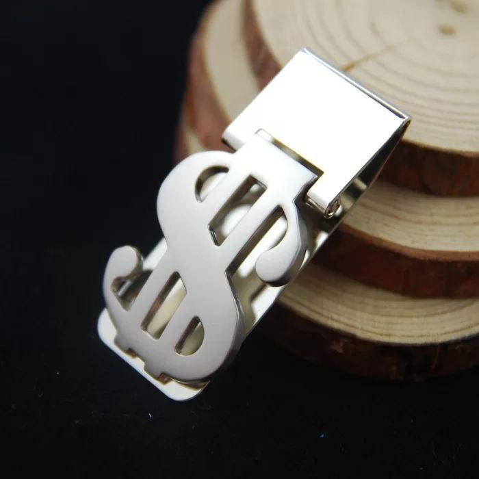 

Клипса для купюр и кредитных карт в виде Доллара из нержавеющей стали.