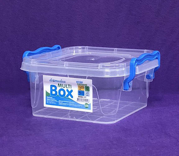

Ланч-бокс пищевой 10.5x10,5x5 (cm) 0.35(л) A-4, Прозрачный