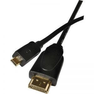 

Кабель HDMI A - micro HDMI D, 1.5m, EMOS, SD1201, Черный